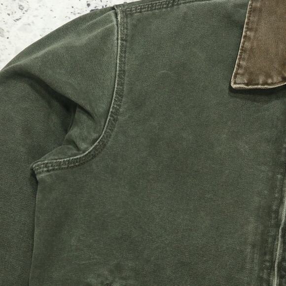 Vintage Carhartt J97 MOS Green Detroit Jacket Size Small - Picture 8 of 16
